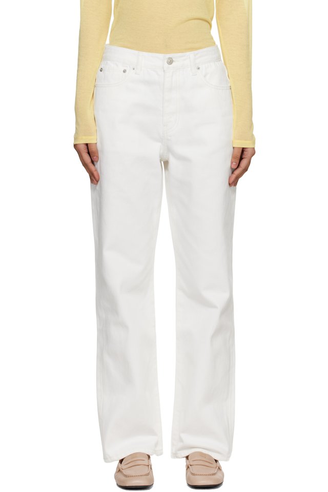 Dunst — Off-White Essential Straight Full Length Jeans