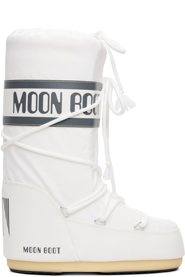 Moon Boot — White Icon Nylon Boots