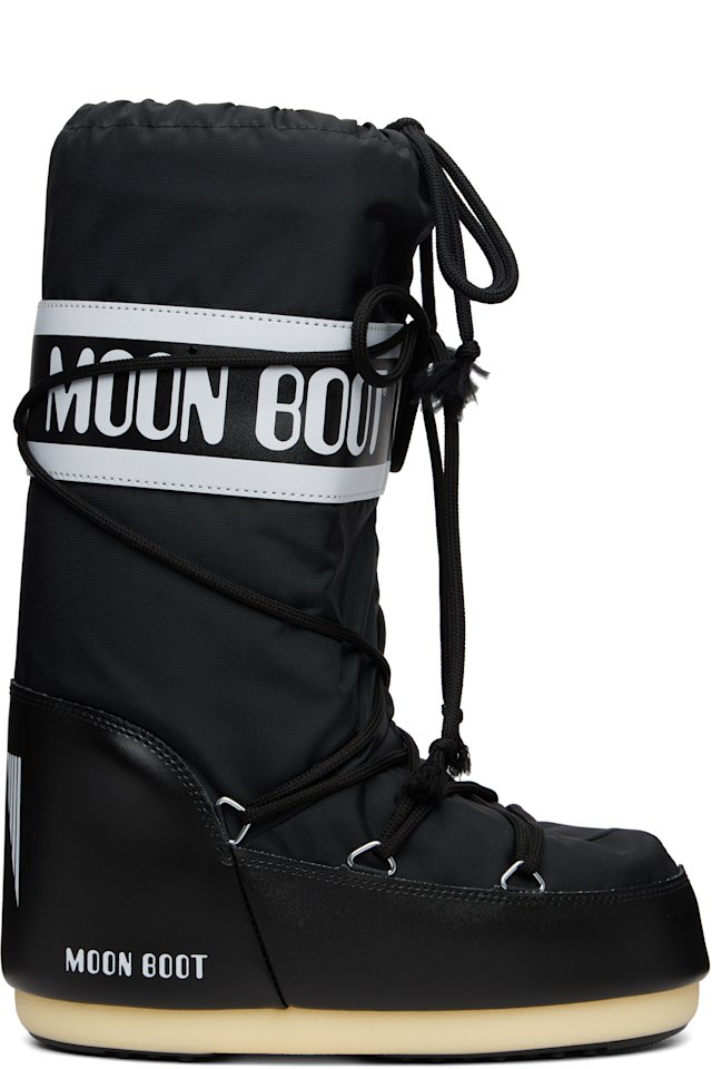Moon Boot — Black Icon Nylon Boots
