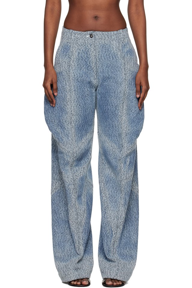 Kiko Kostadinov — Blue Centennial Jeans
