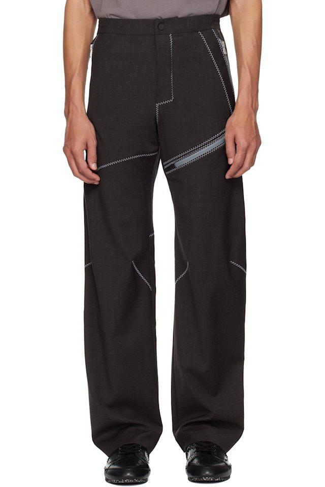 Kiko Kostadinov — Brown Fosco Trousers