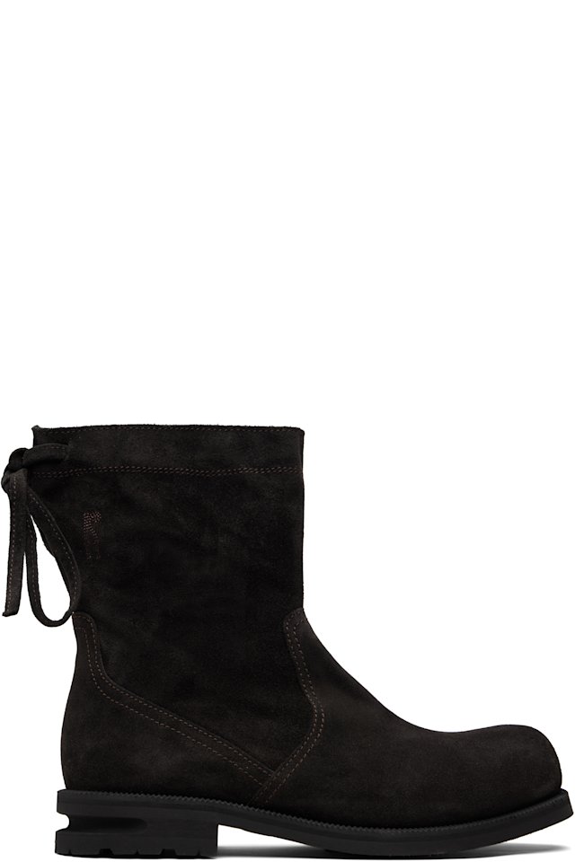 Kiko Kostadinov — Brown Farkas Boots