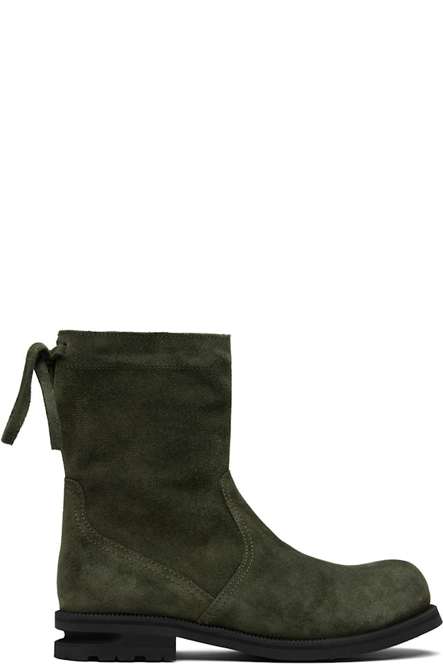 Kiko Kostadinov — Khaki Farkas Boots