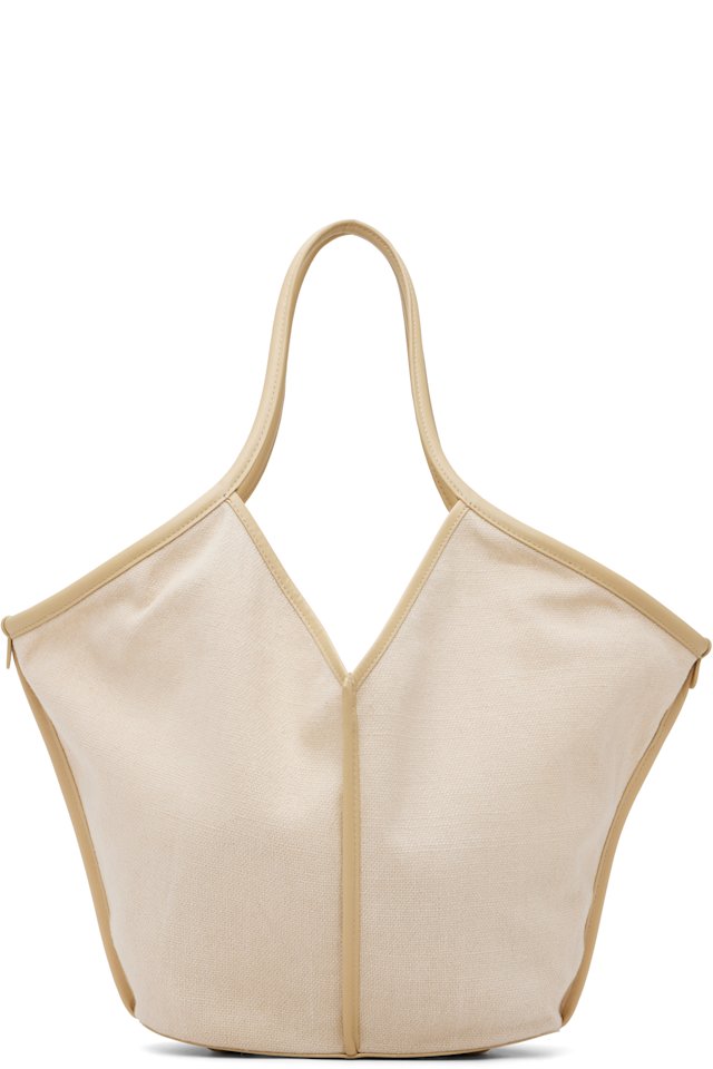 HEREU — Beige Calella Soft Linen Tote