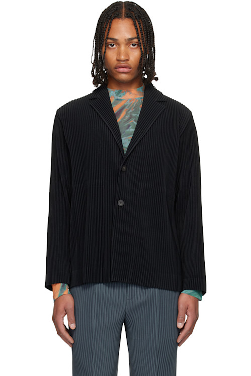 Homme Plisse Issey Miyake Black Basics Blazer