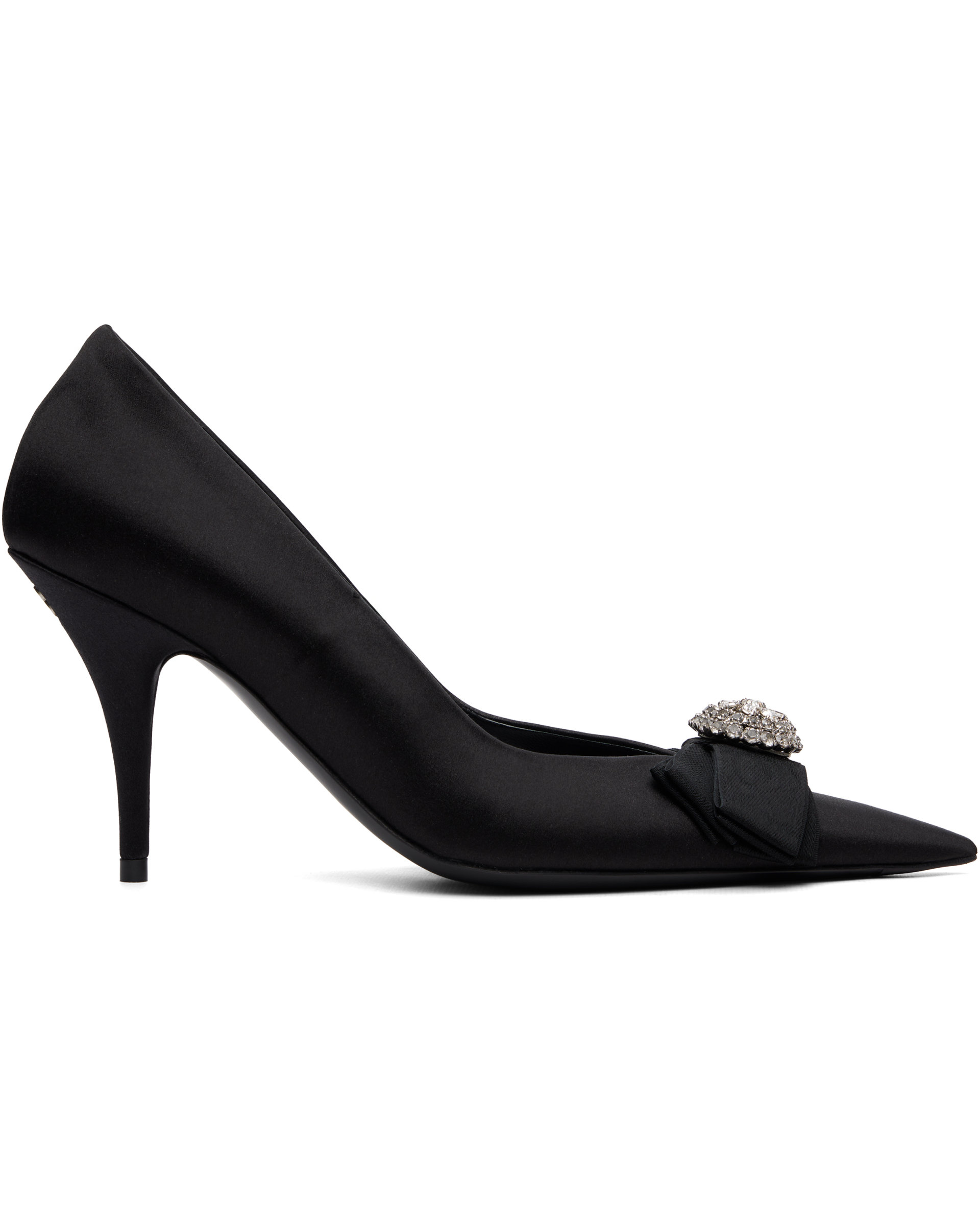 Black Avenue Palazzo Heels
