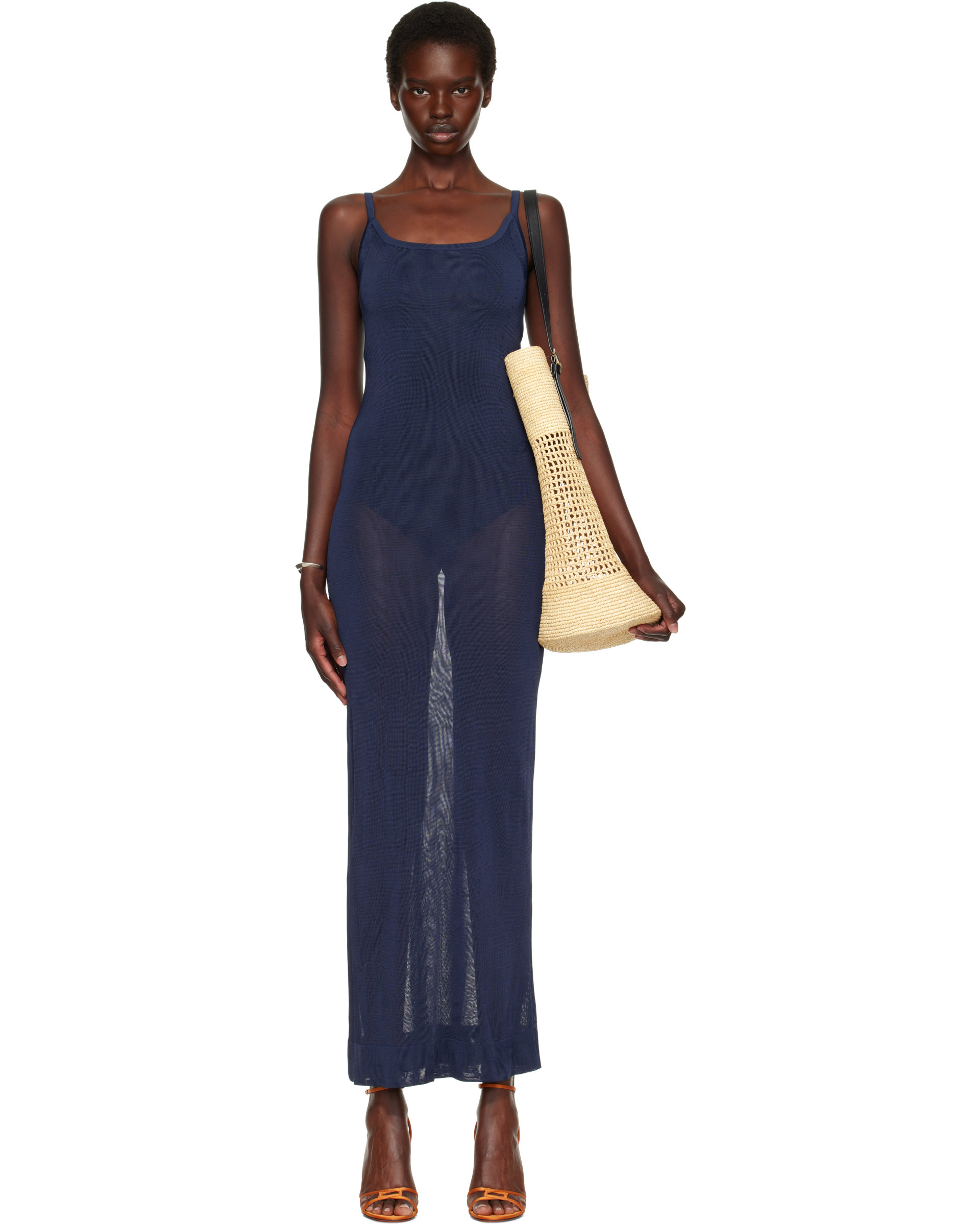 Navy 'The Nodo' Maxi Dress