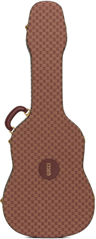 Gucci – Burgundy & Tan Ophidia Guitar Case
