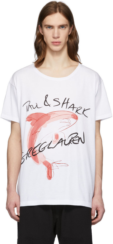 White Paul & Shark Edition Logo T-Shirt