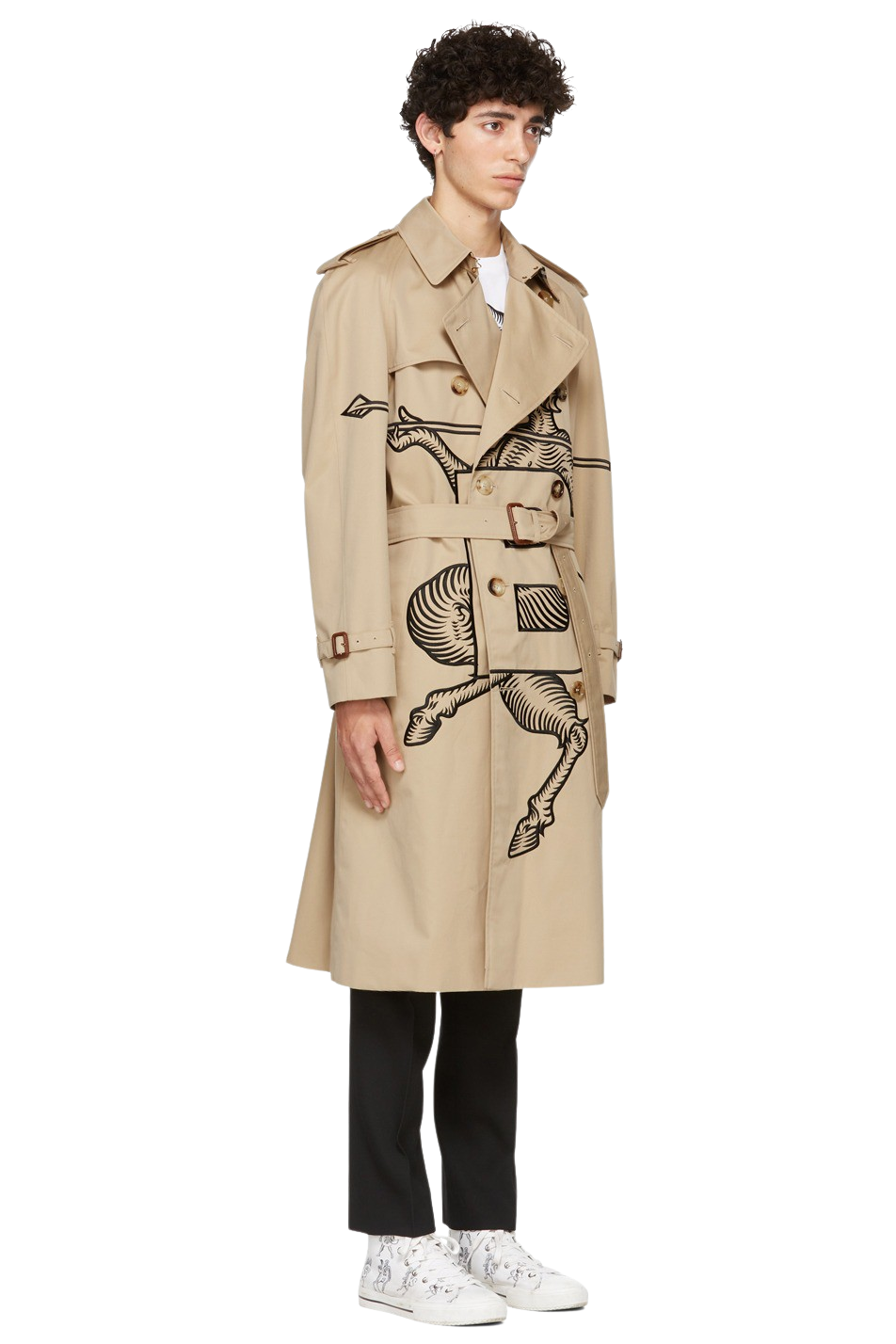 SSENSE Exclusive Beige Mythical Alphabet Embroidered