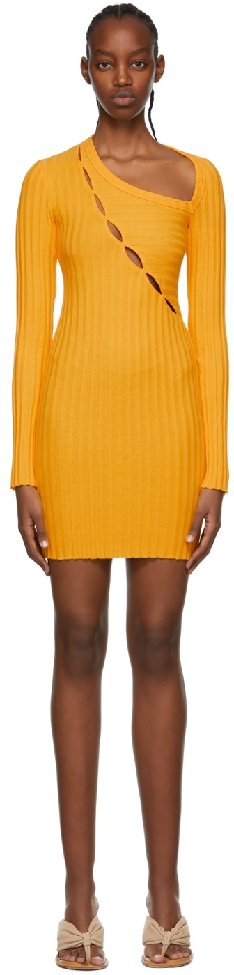 white christmas dresses Verona Crewneck Mini Dress M / Bone main image 1