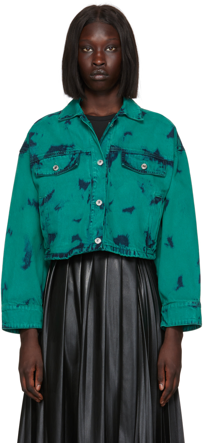 MSGM: SSENSE Exclusive Blue Denim Jacket | SSENSE