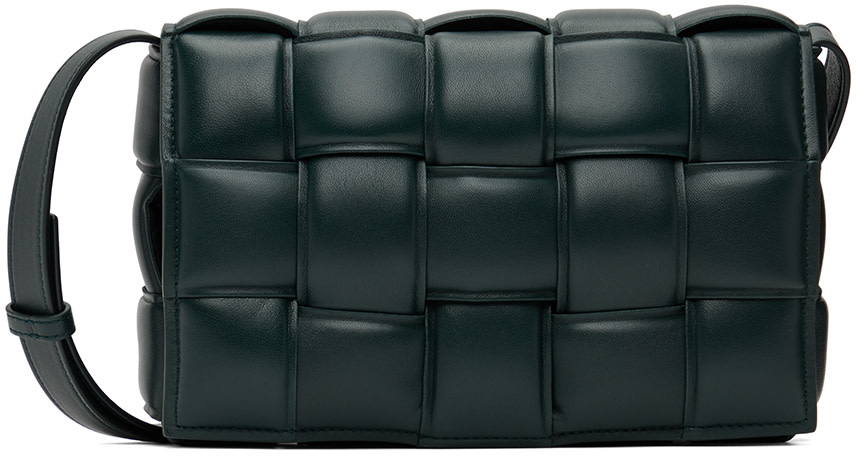 Bottega Veneta: Green Padded Cassette Bag | SSENSE