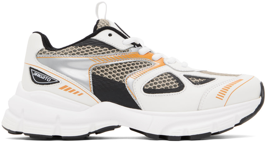 Axel Arigato: White & Black Marathon Sneakers | SSENSE Canada