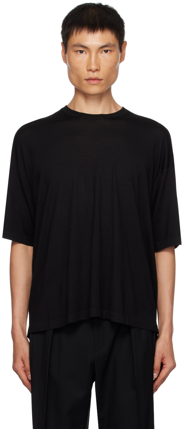 The Row ブラック Dlomu Tシャツ 232359M213012_1.jpg