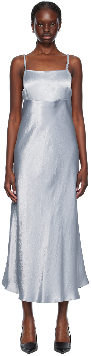 max mara silk dress sale Gathered silk midi dress - red