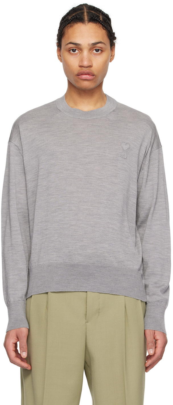 ami paris ニット　グレー 30649838_59862260_600.jpg