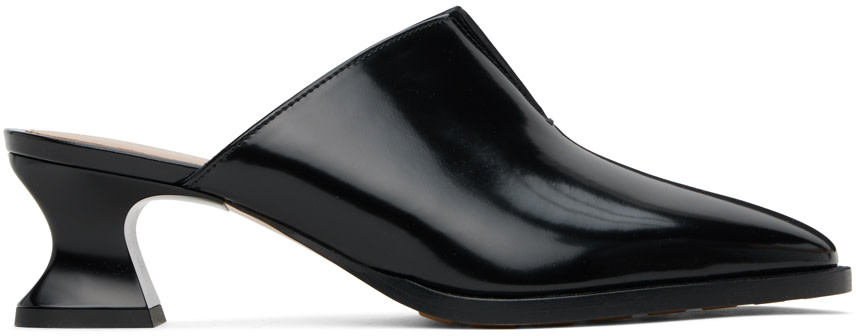 メ*0様 Bottega Veneta ボッテガ・ヴェネタ チャチャ ミュール Bottega Veneta: Black Cha-Cha Mules | SSENSE