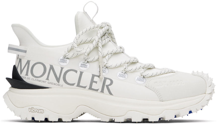 Moncler: White Trailgrip Lite 2 Sneakers | SSENSE