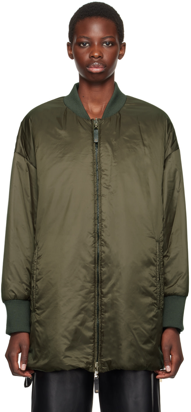Max Mara The Cube ダリアダウンジャケット　カーキグリーン　38 242118F063007_1.jpg