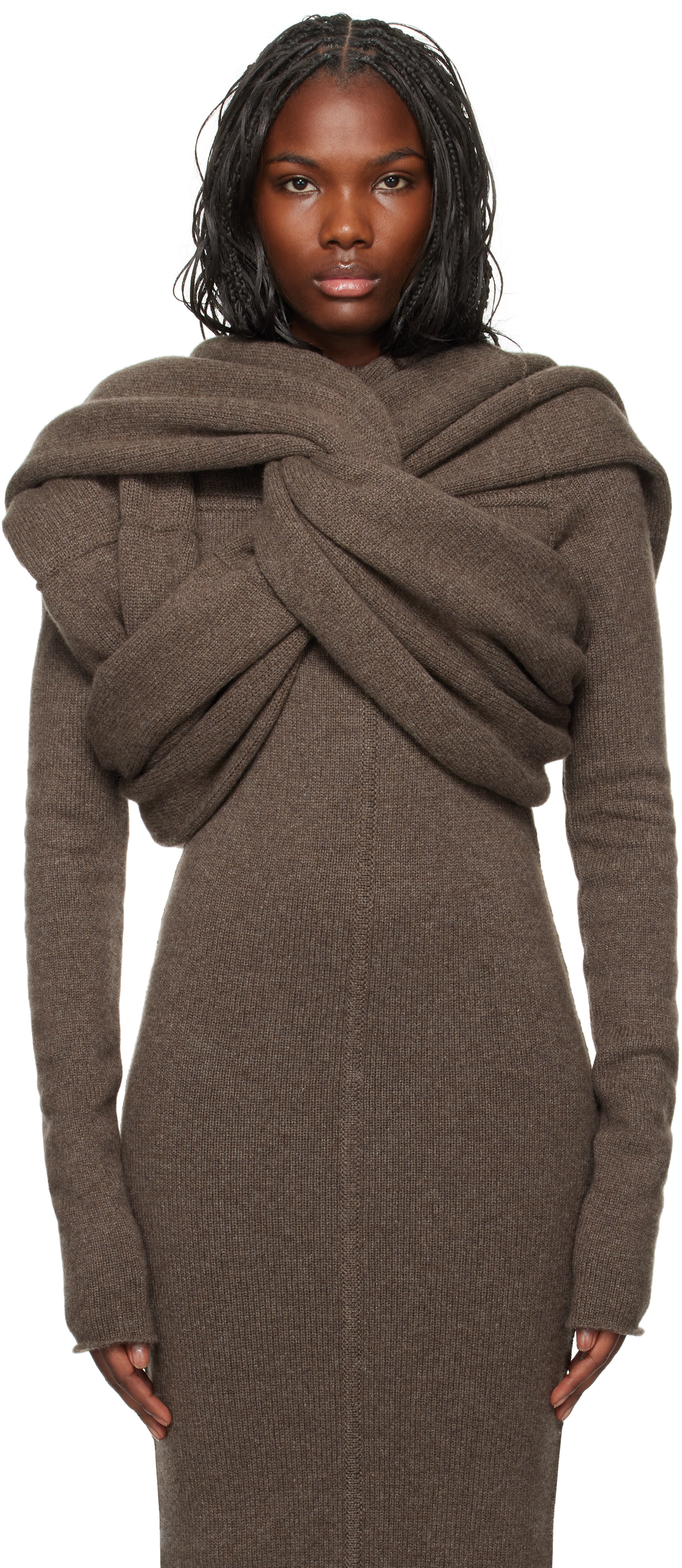 Rick Owens: Gray Porterville Triple Donut Tank Top | SSENSE