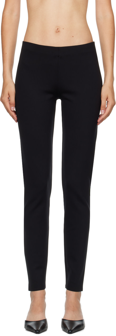 レッグウェア THE ROW Woolworth Scuba Leggings The Row: Black Woolworth Leggings | SSENSE