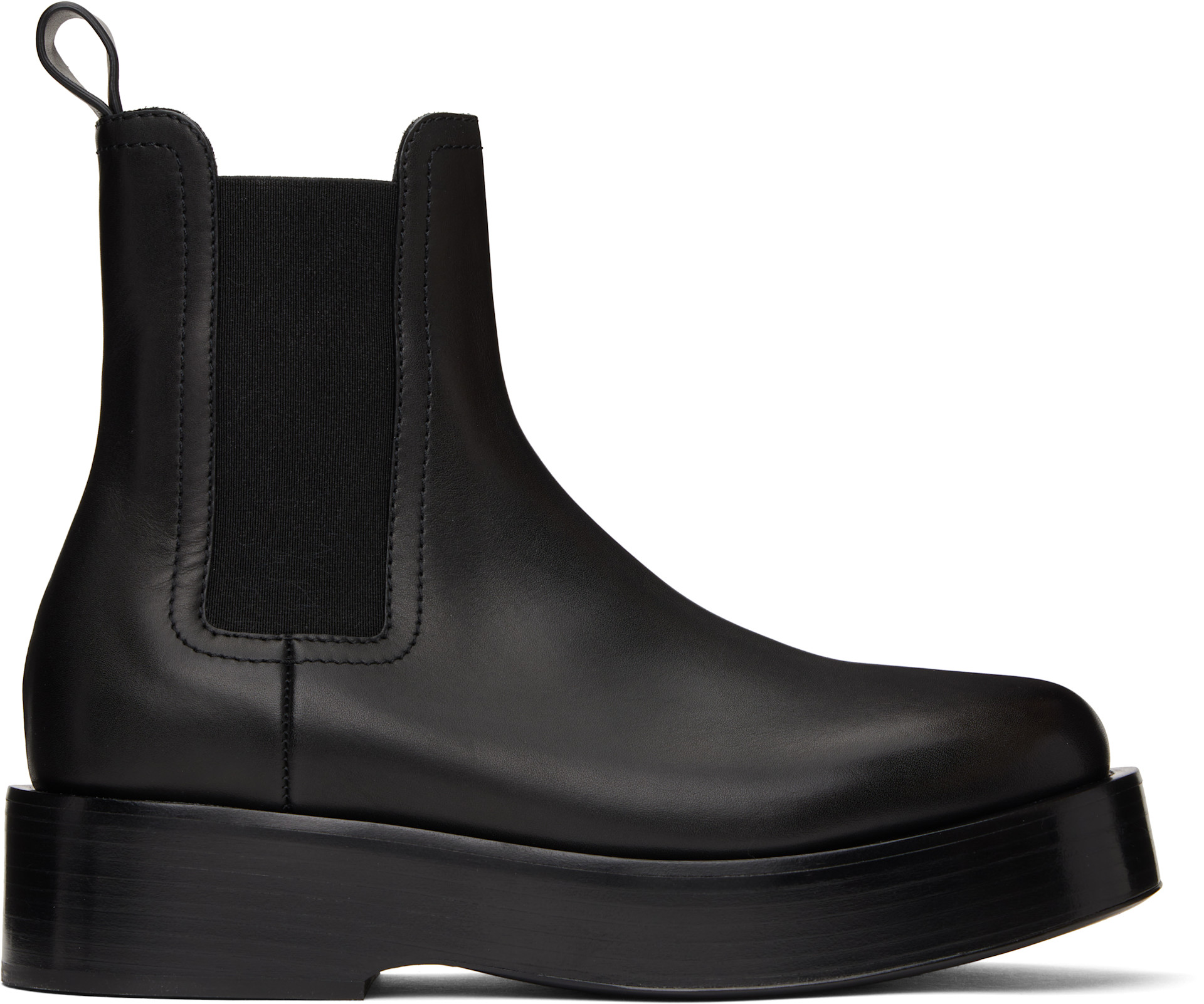 Bottega Veneta: Black Torino Chelsea Boots | SSENSE