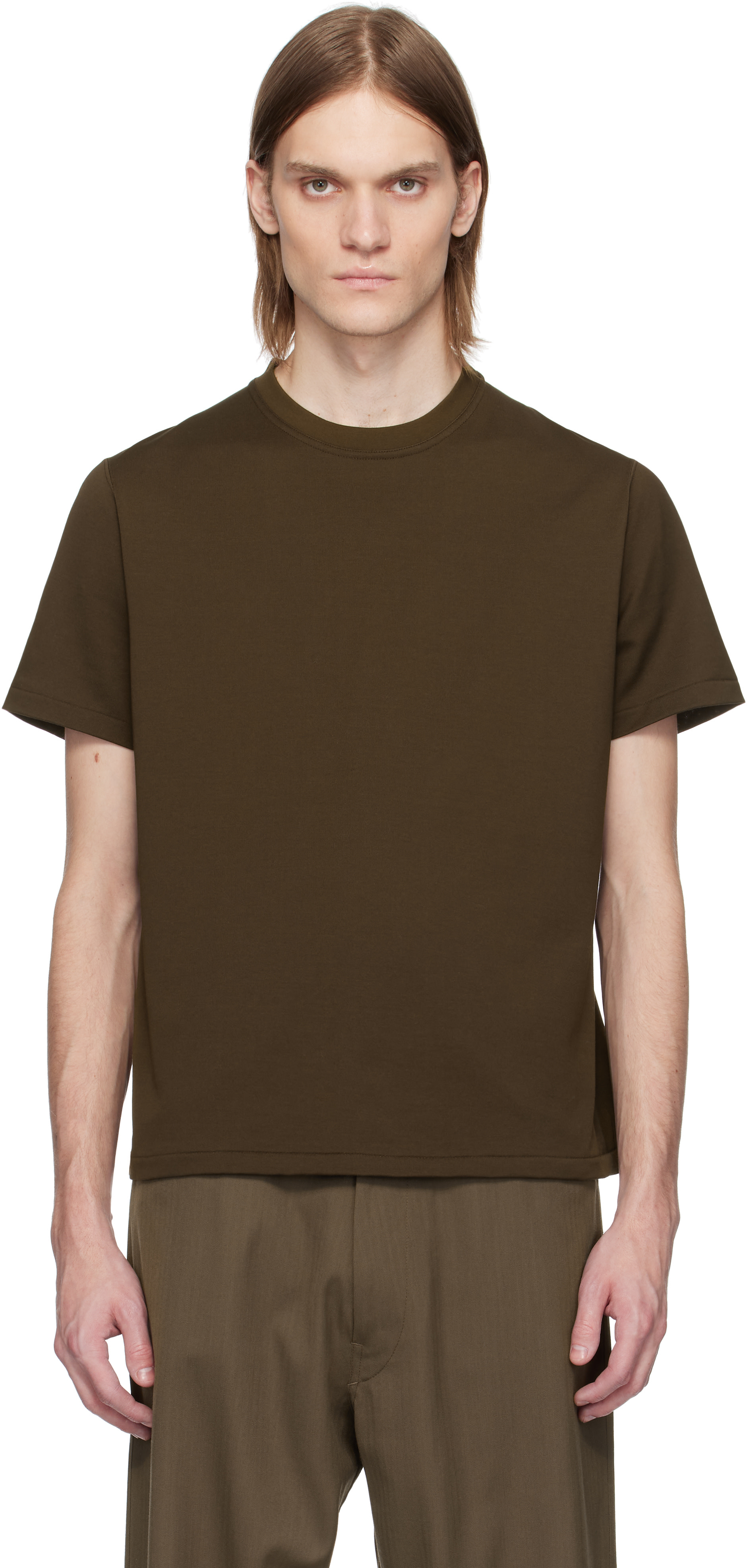 Omar Afridi: ブラウン コットン Tシャツ | SSENSE 日本