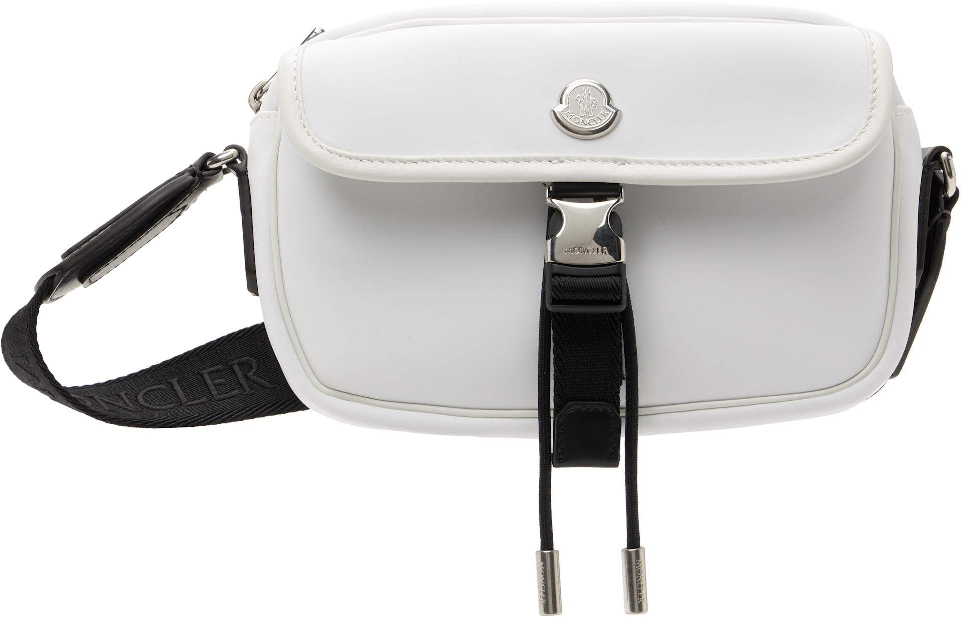 Moncler: White New Trick Cross Body Pouch | SSENSE