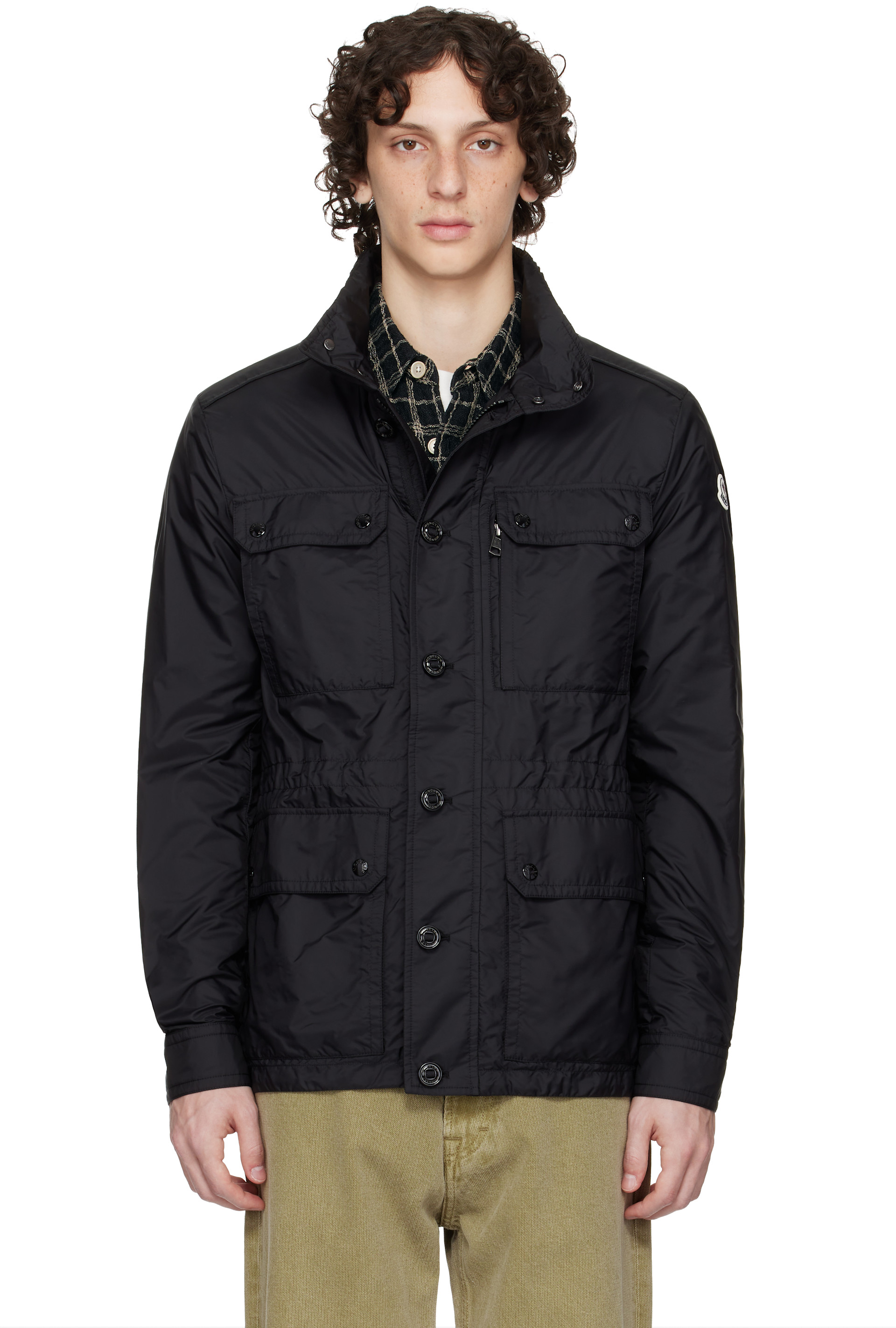 MONCLER ジャケット Black Moncler Maya Matte Short Down Jacket - Short Down Jackets