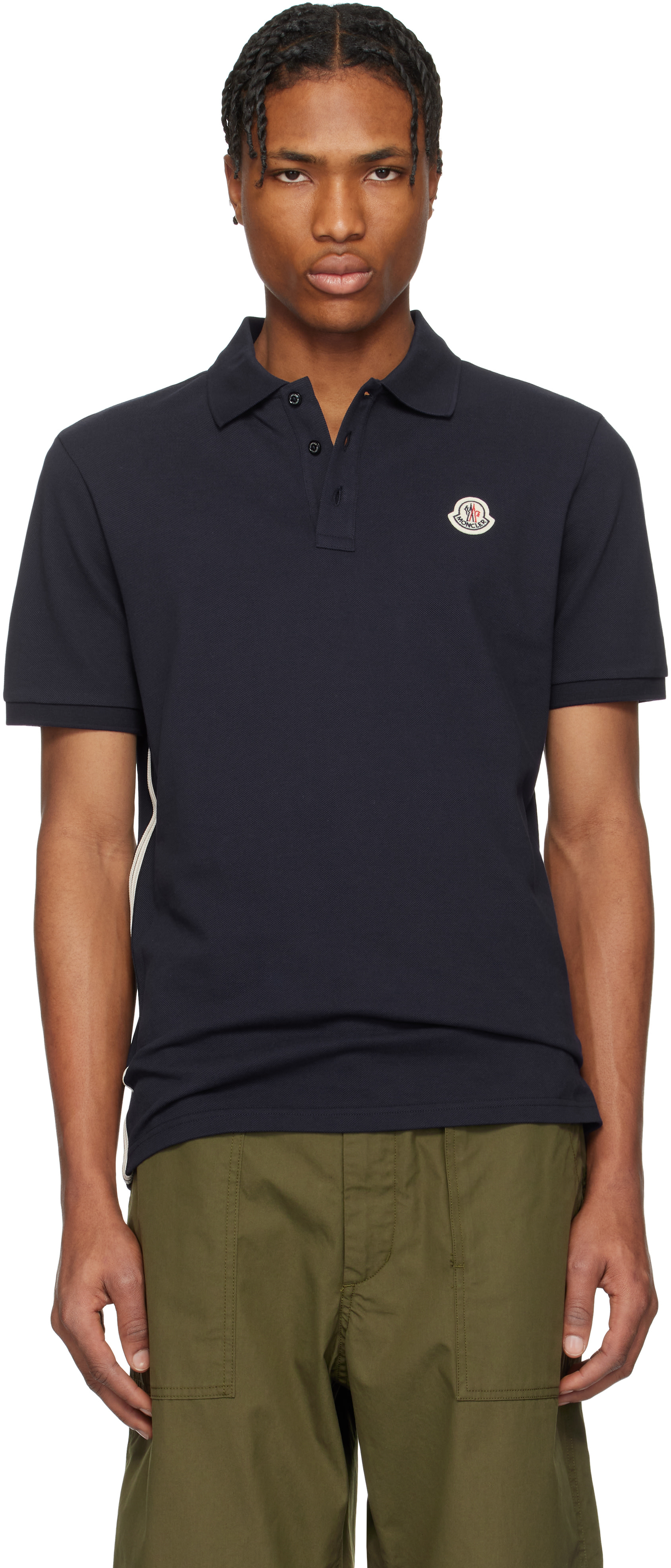 Moncler Polos for Men | SSENSE