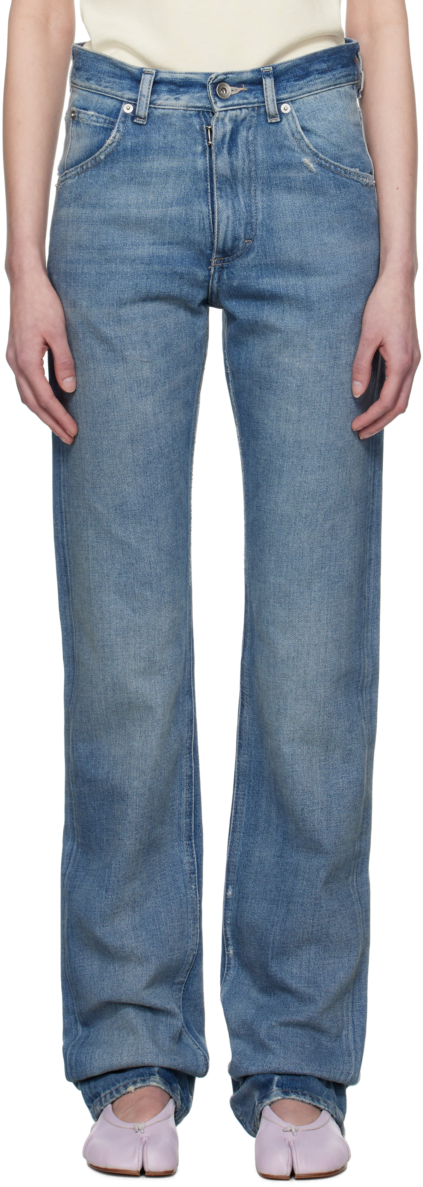 Blue 5 Pockets Jeans