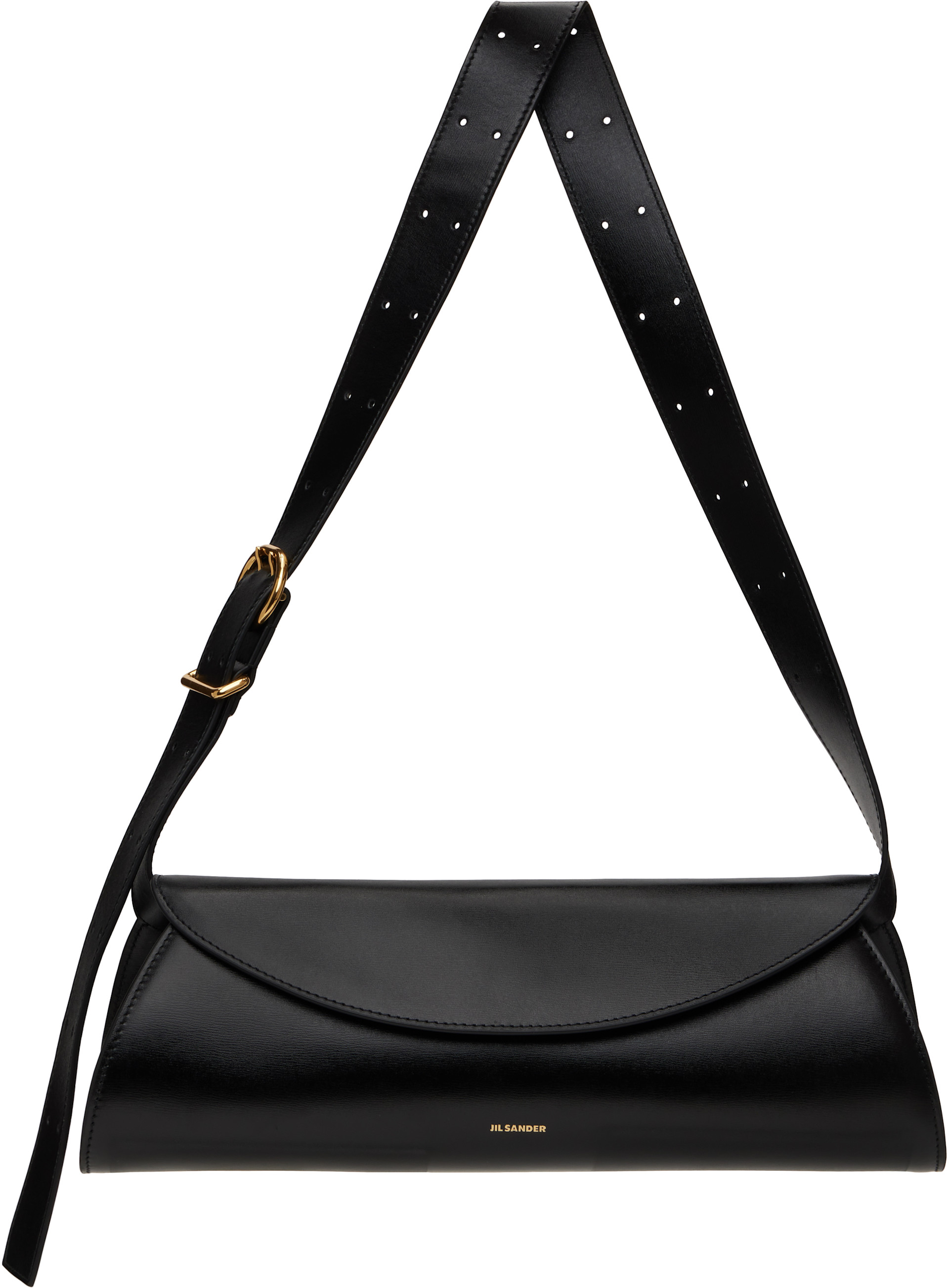Jil Sander: Black Cannolo Grande Bag | SSENSE