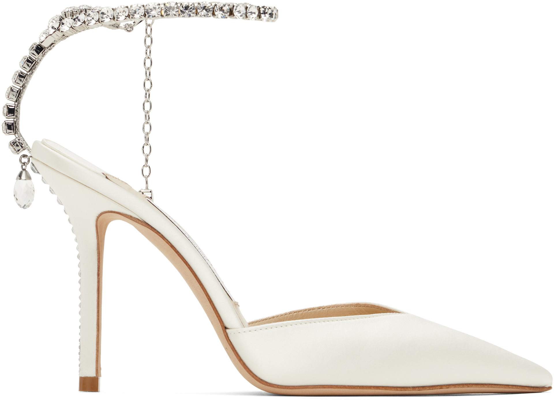 Jimmy Choo: Off-White Saeda 100 Heels | SSENSE