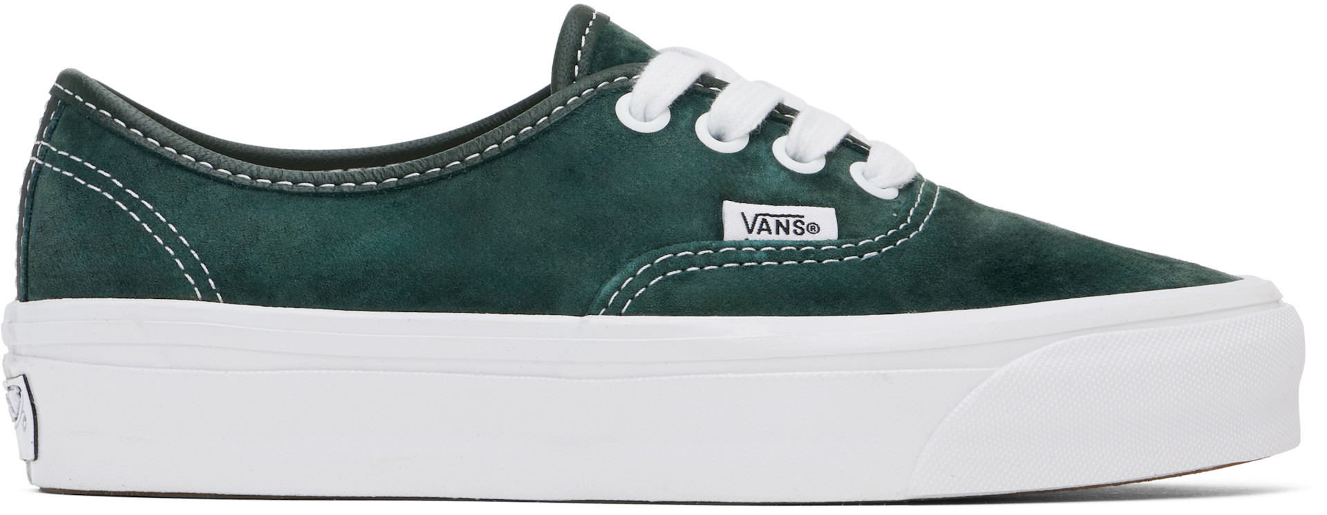 Vans: Green Premium Authentic 44 Suede Sneakers | SSENSE