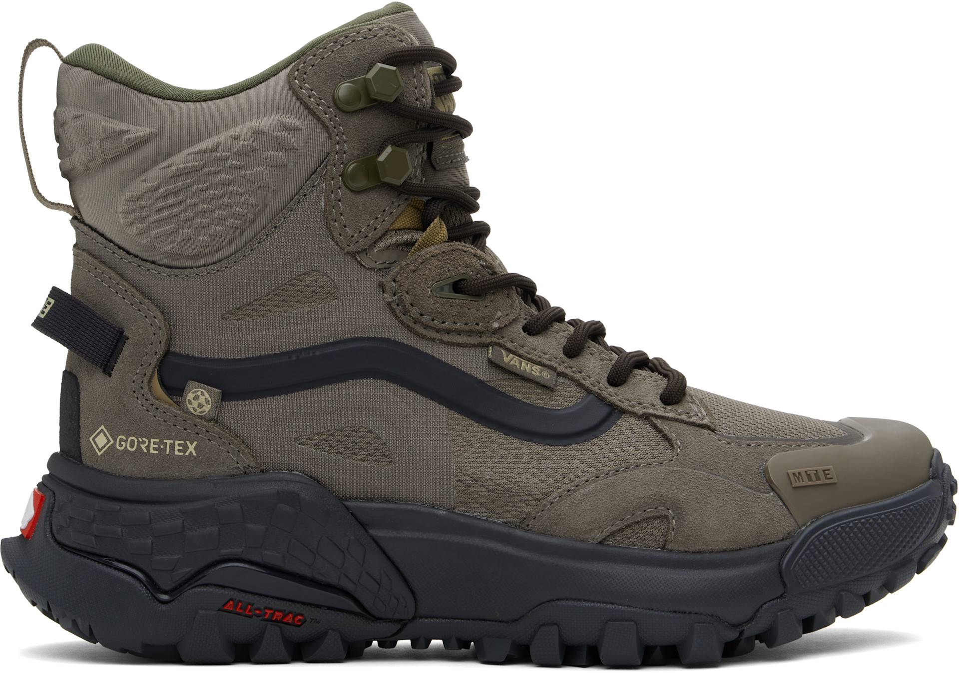 Vans: Gray MTE Crestline GORE-TEX Boots | SSENSE Argentina display picture 1