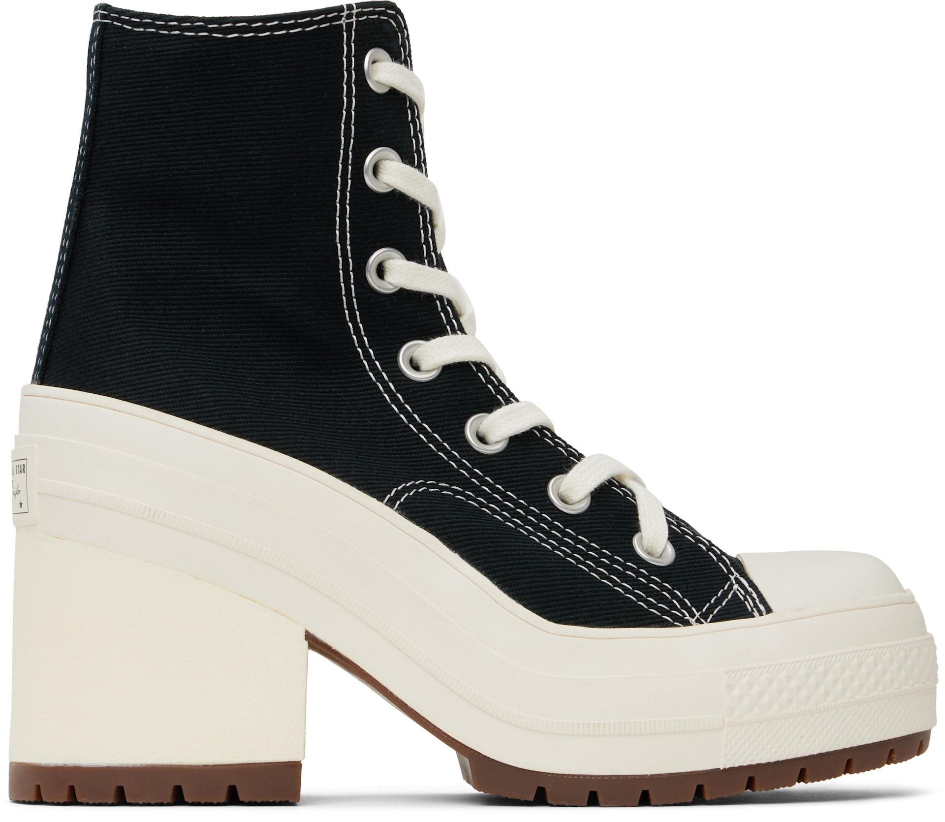 Converse: Black Chuck 70 De Luxe Heel High Top Sneakers | SSENSE