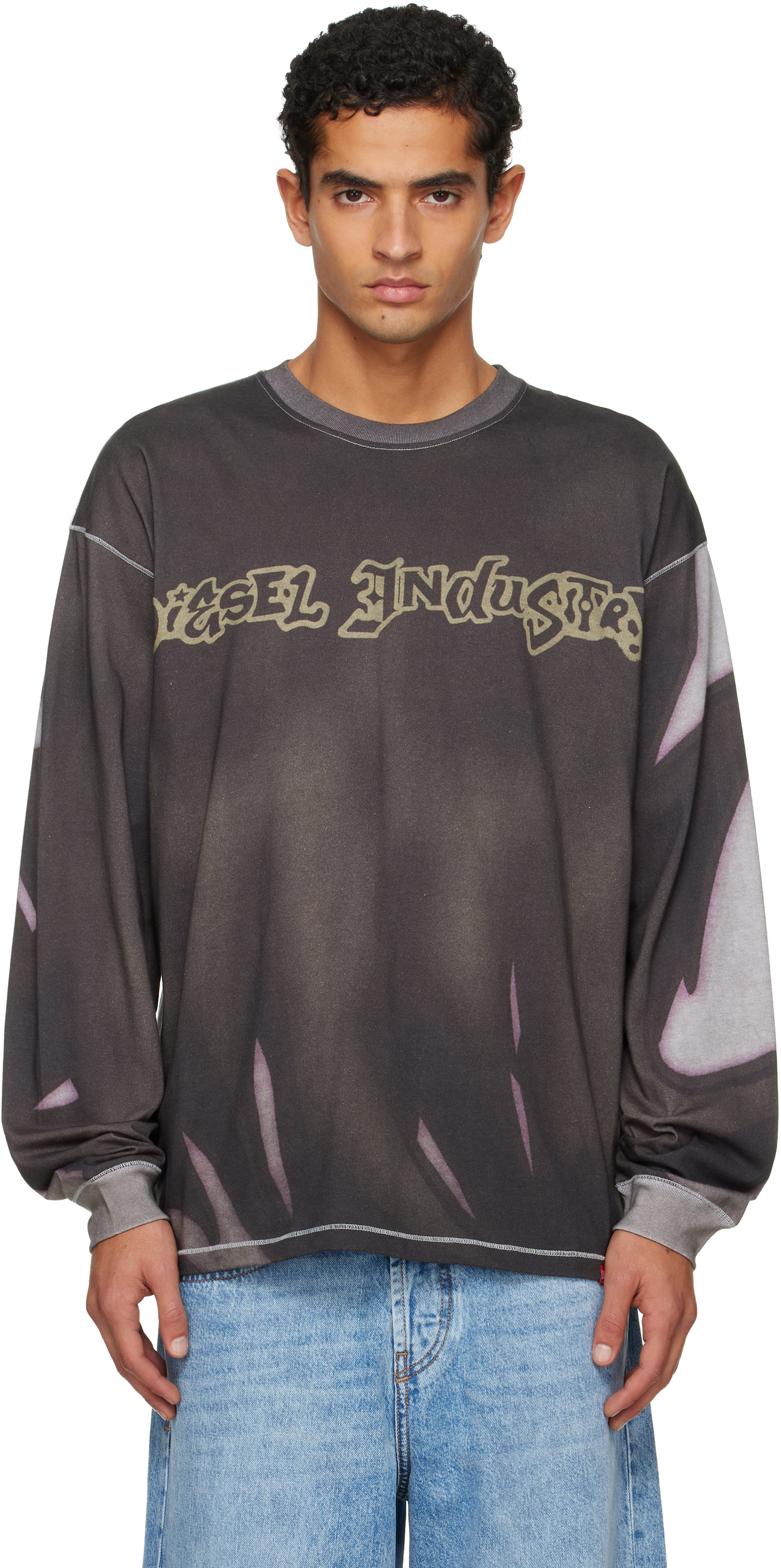 Diesel: グレー T-Boxt-Ls-Show-V3 Tシャツ | SSENSE 日本