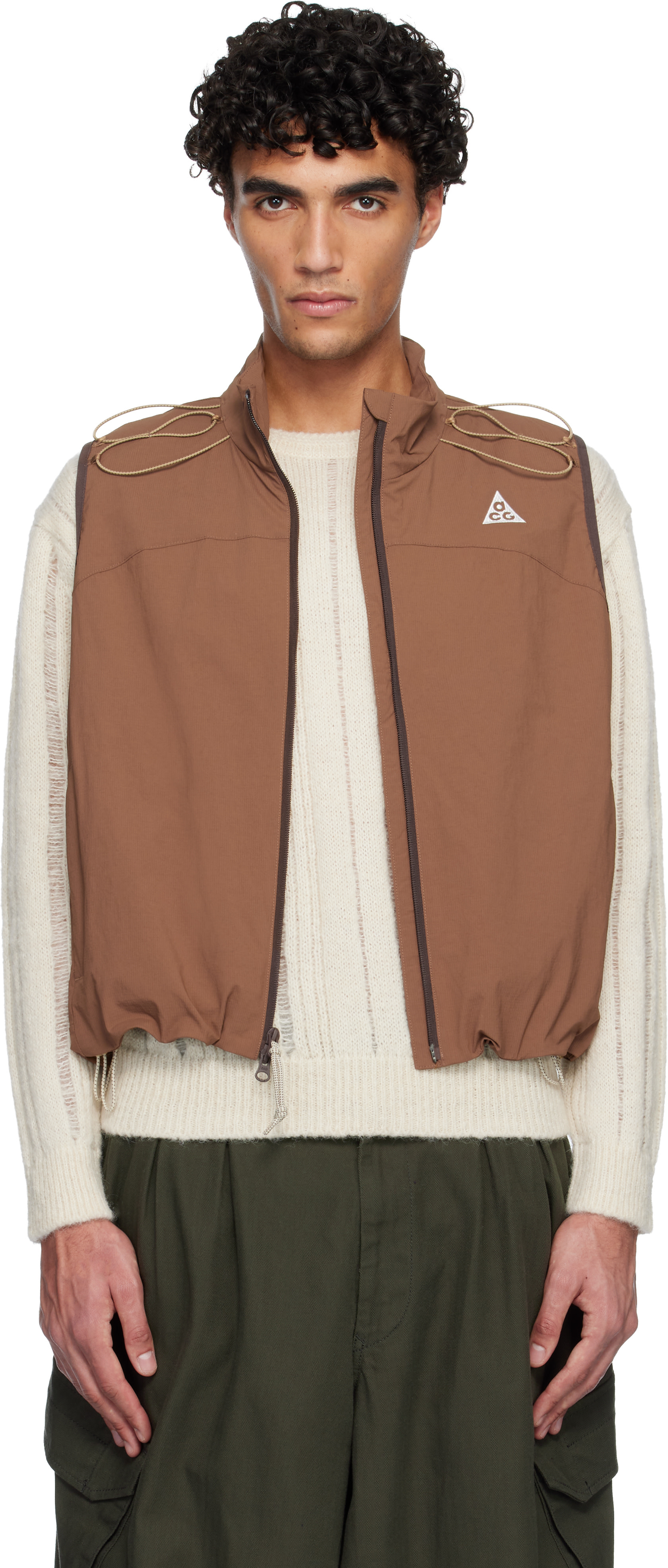 ジャケット・アウター argue COCOON COAT VEST ジャケット・アウター argue COCOON COAT VEST タフさと快適さを