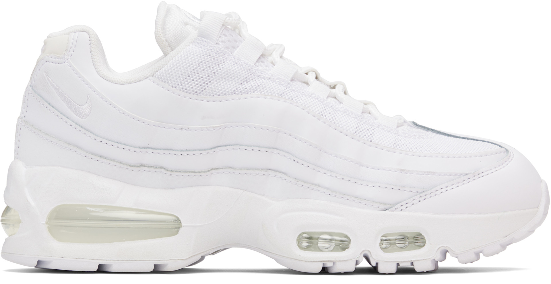 Nike: White Air Max 95 Big Bubble Sneakers | SSENSE