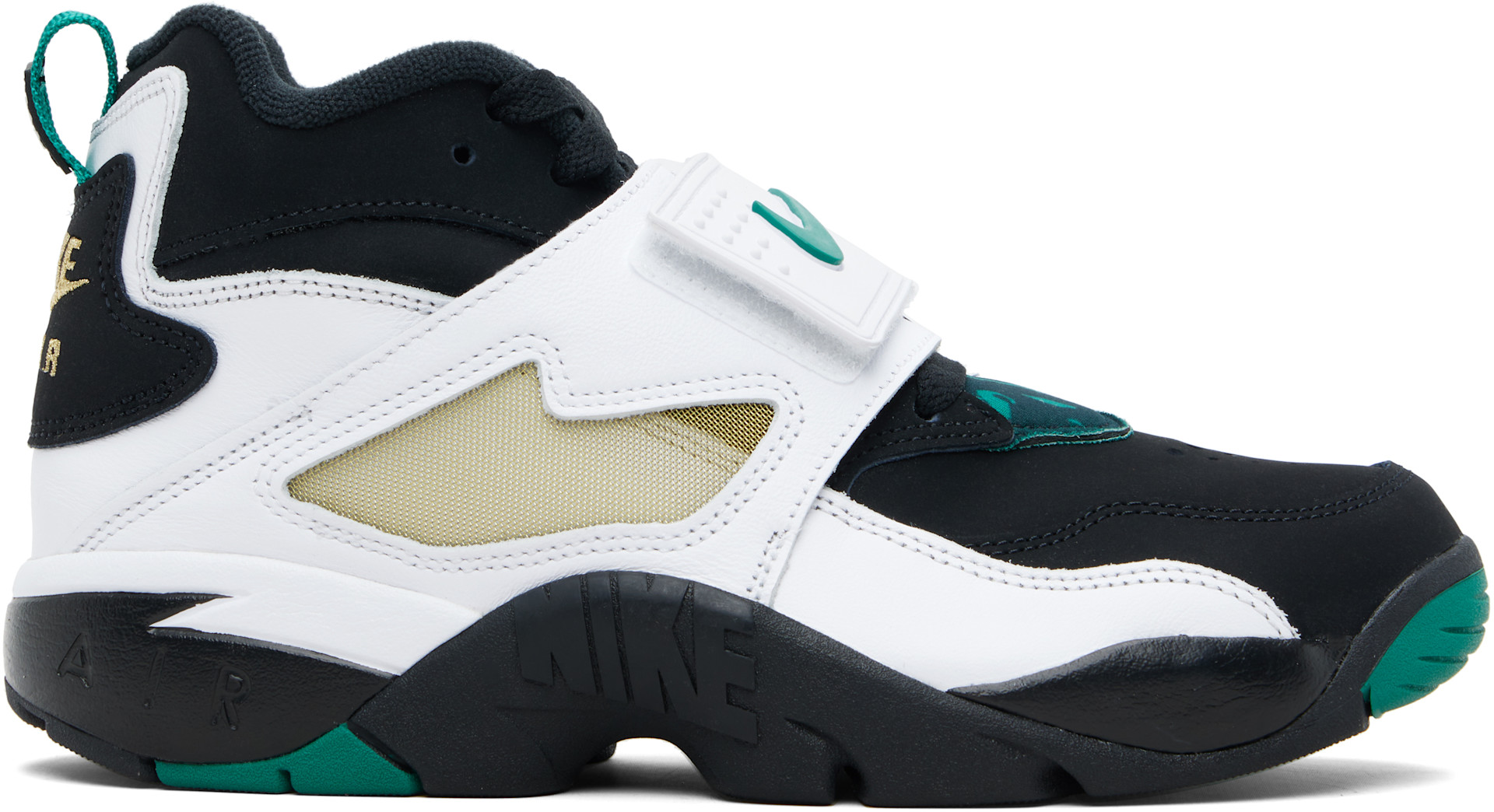 Nike: White & Black Air Diamond Turf Sneakers | SSENSE Canada