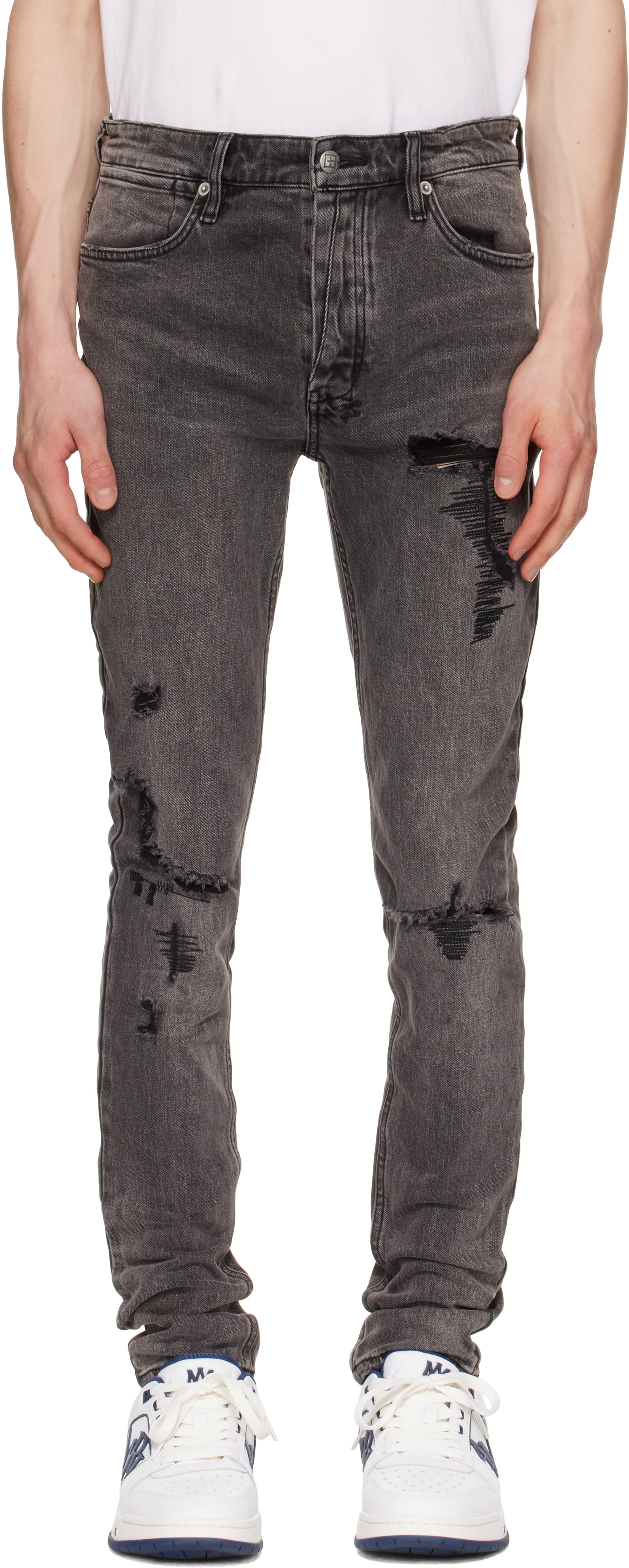 Ksubi: Black Van Winkle Jeans | SSENSE Canada