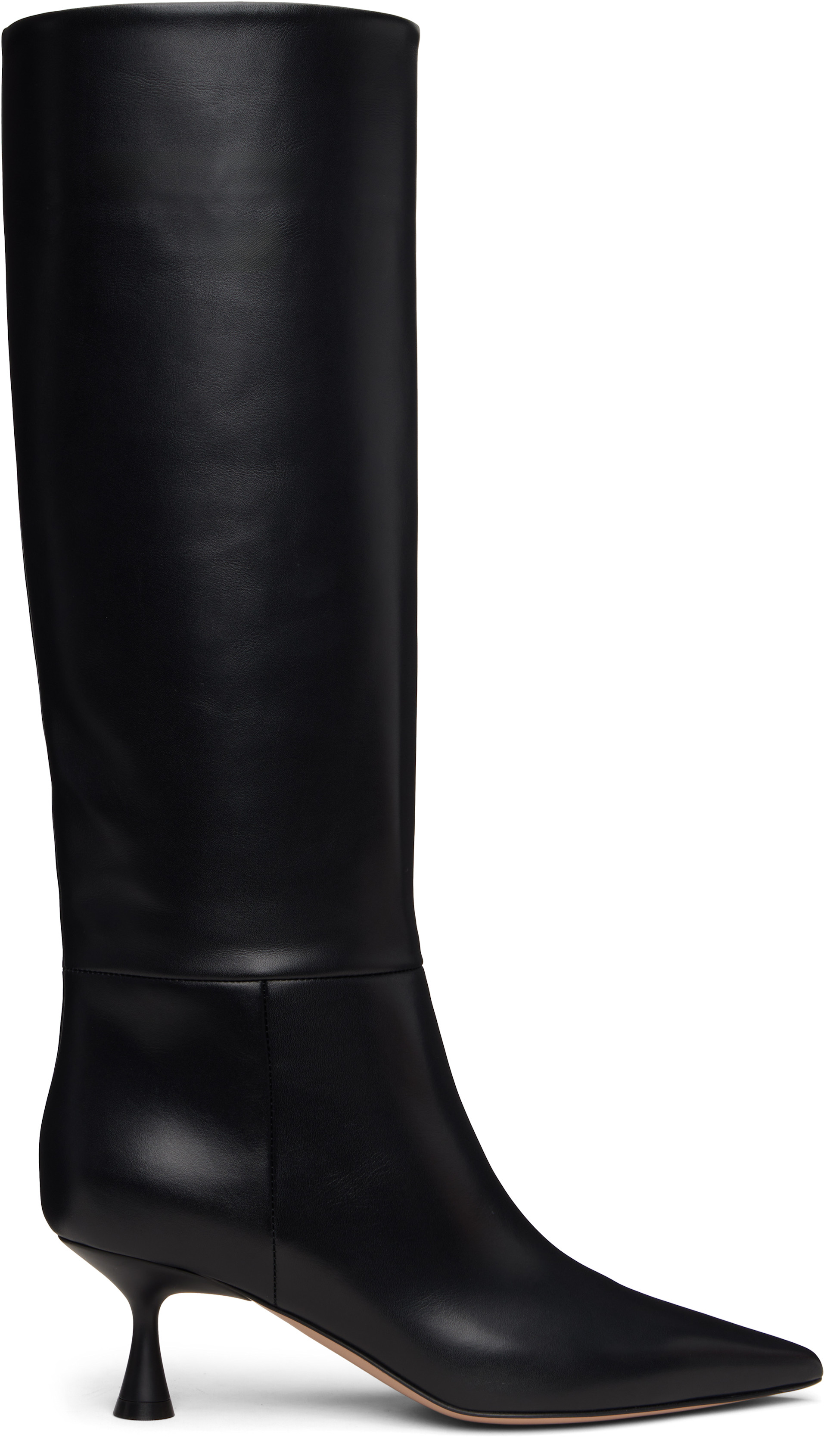 Gianvito Rossi: Black Joyce Tall Boots | SSENSE