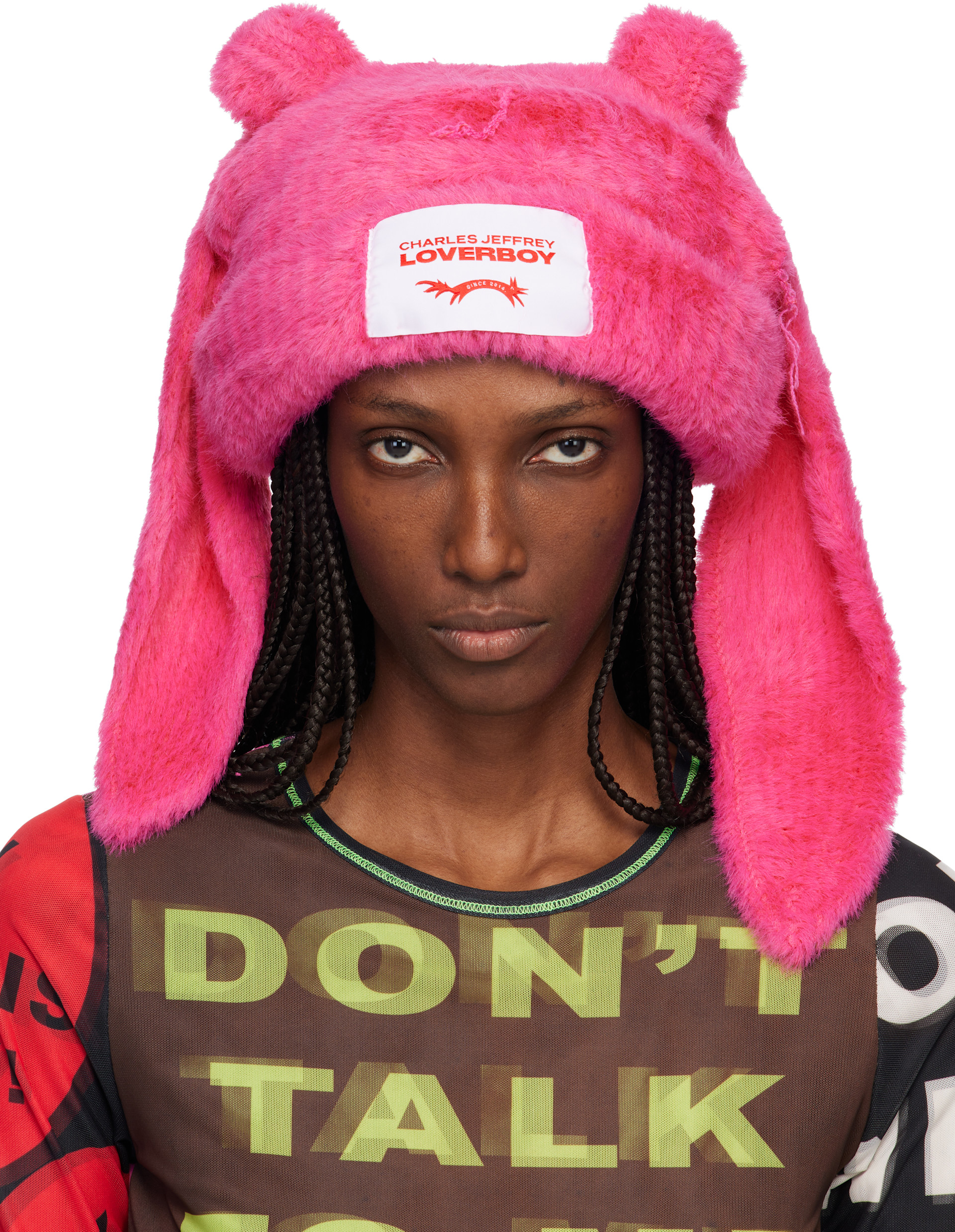 帽子 Charles Jeffrey LOVERBOY ChunkyRabbit Charles Jeffrey Loverboy Chunky Rabbit Beanie Ecru / | eBay