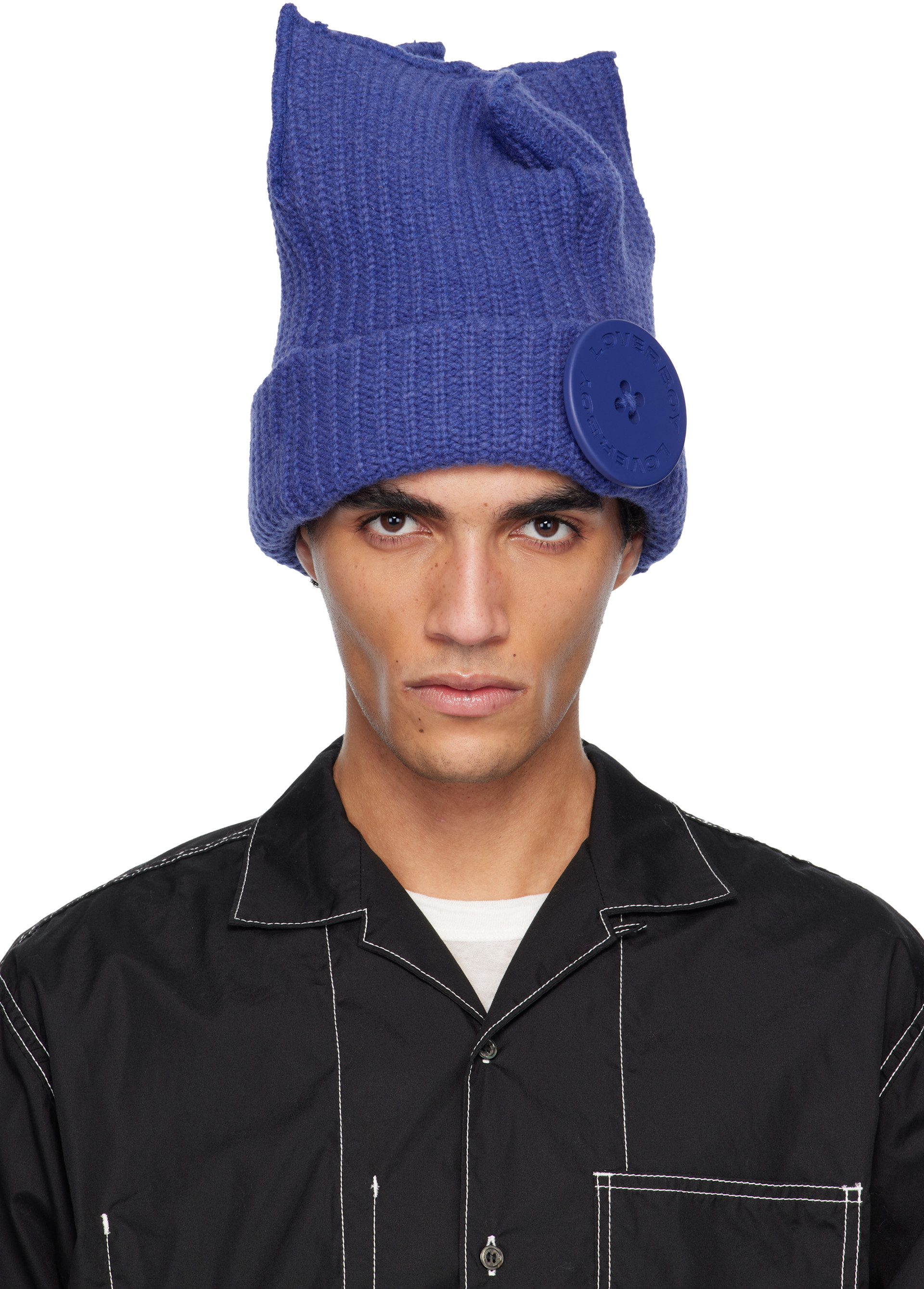帽子 Charles Jeffrey Loverboy Charles Jeffrey Loverboy Chunky Rabbit Beanie Ecru / | eBay