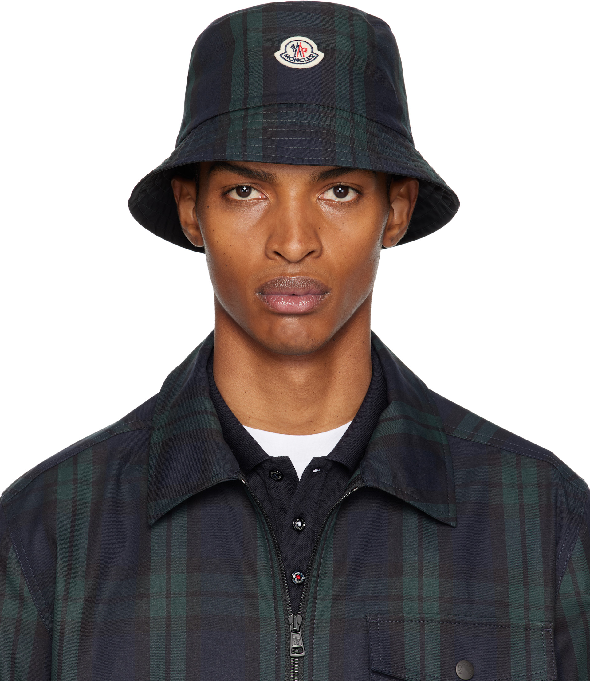 MONCLER GENIUS リバーシブルハット Moncler Genius 1 Moncler Pharrell Williams Green Down Bucket Hat