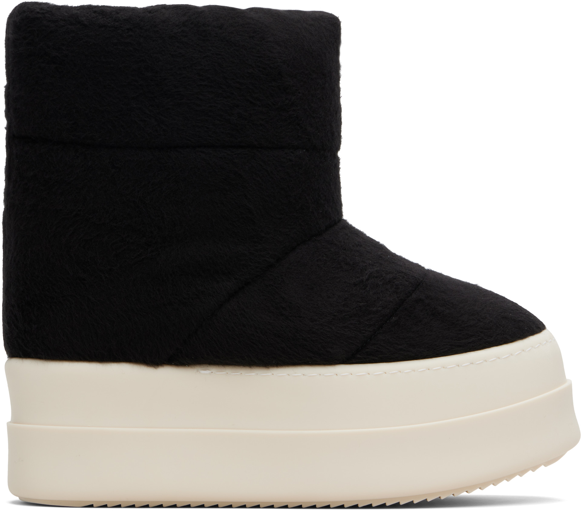 Rick Owens DRKSHDW: Black Concordians Mega Bumper Low Lunar Boots