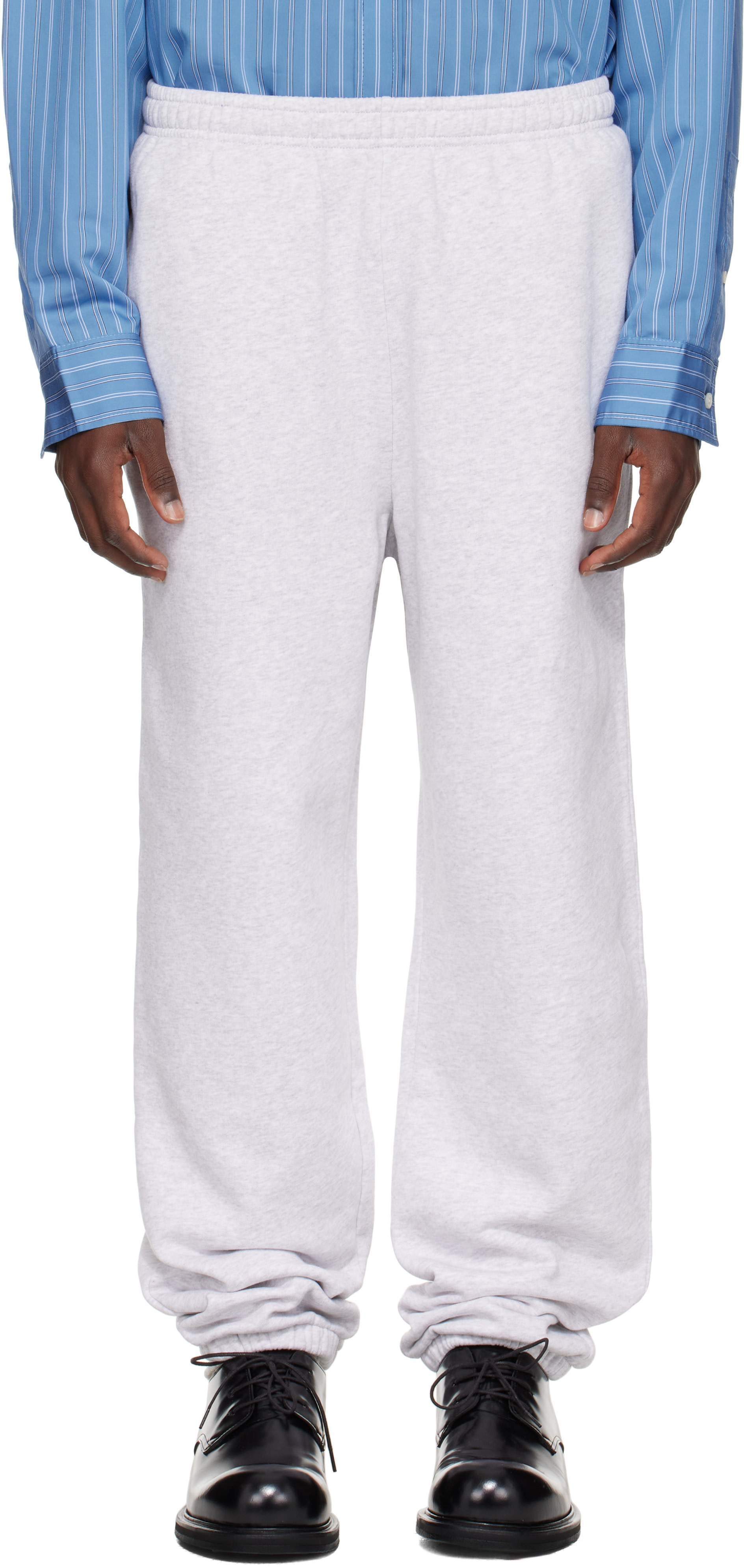 Acne Studios: Gray Cotton Sweatpants | SSENSE