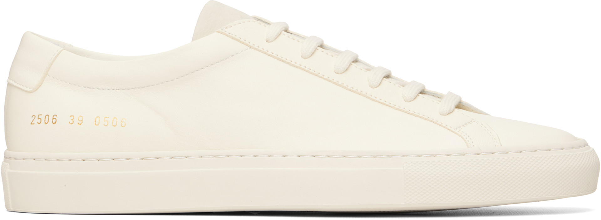 Common Projects: ホワイト Achilles Premium スニーカー | SSENSE 日本
