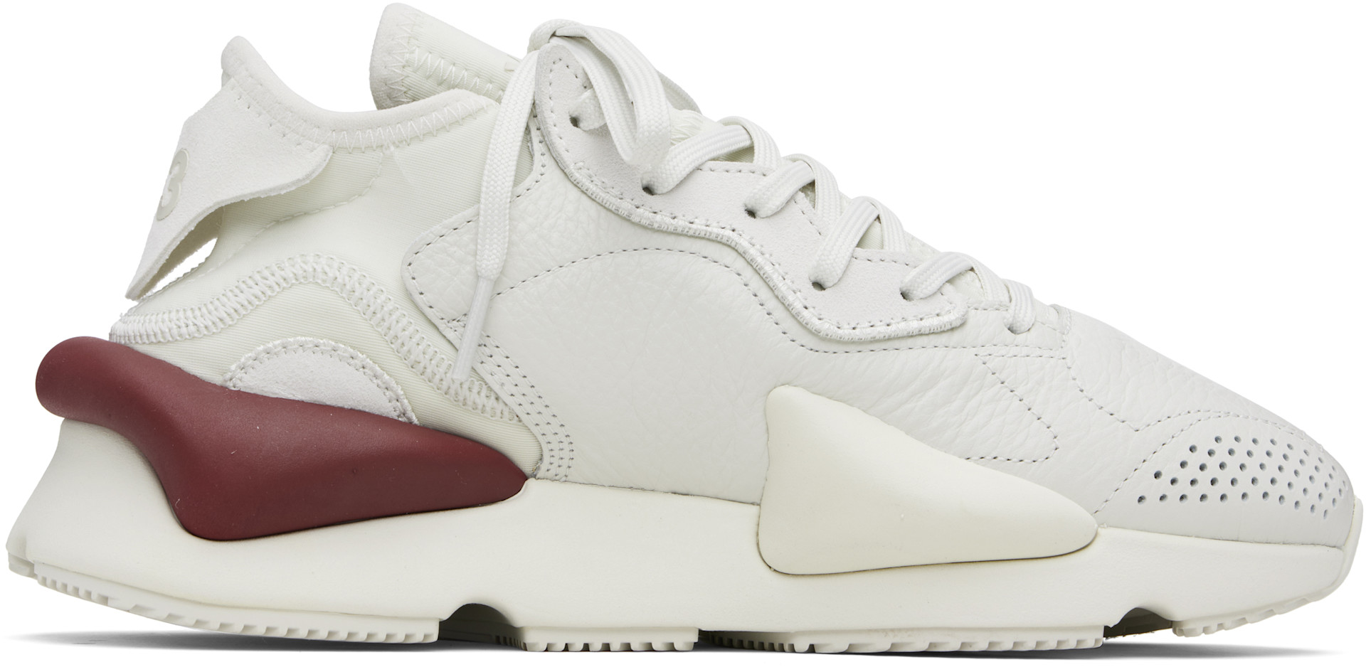 Y-3: Gray Kaiwa Sneakers | SSENSE